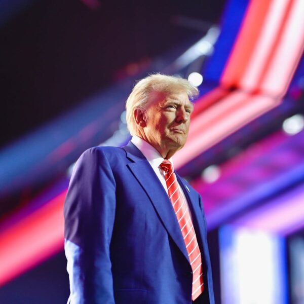 Donald Trump podczas inauguracji w 2025 roku.