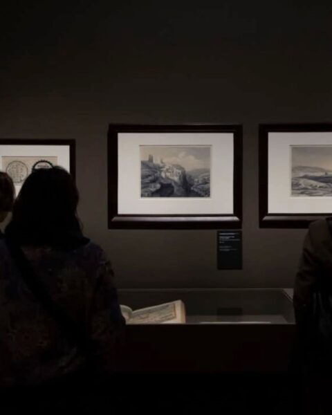 Zdjęcie wystawy „Drogi do Jerozolimy”, którą można oglądać w Muzeum Narodowym w Warszawie.