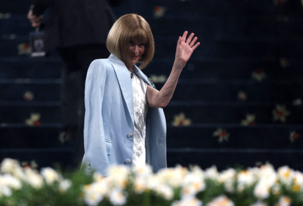 Anna Wintour poses during the Met Gala, an annual fundraising gala held for the benefit of the Metropolitan Museum of Art's Costume Institute with this year's theme 'Superfine: Tailoring Black Style,' in New York City, New York, U.S., May 5, 2025.,Image: 995460734, License: Rights-managed, Restrictions: , Model Release: no, Credit line: Jeenah Moon / Reuters /