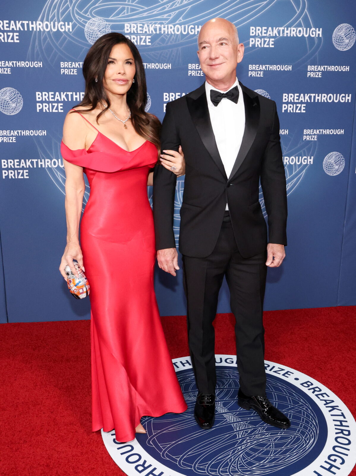 Jeff Bezos i Lauren Sánchez ślub: they attend the 2025 Breakthrough Prize ceremony in Santa Monica, California, U.S., April 5, 2025