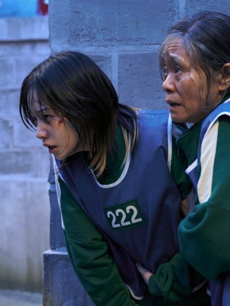 Kim jest Gracz 222: Jo Yu-ri jako Jun-hee, Kang Ae-sim jako Geum-ja w Squid Game