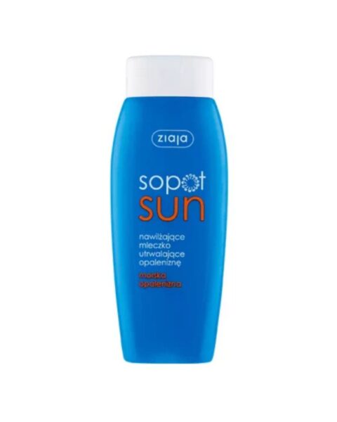 Mleczko utrwalające opaleniznę Ziaja Sopot Sun. Zdjęcie produktowe.