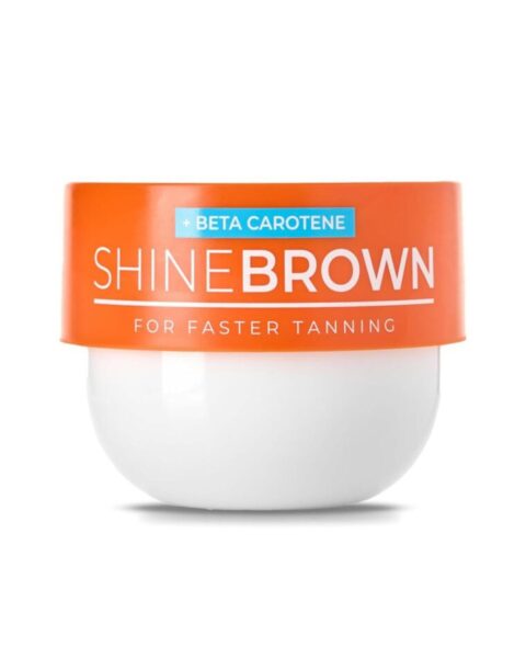Krem z beta-karotenem dla głębszej opalenizny Byrokko Shine Brown. Zdjęcie produktowe.