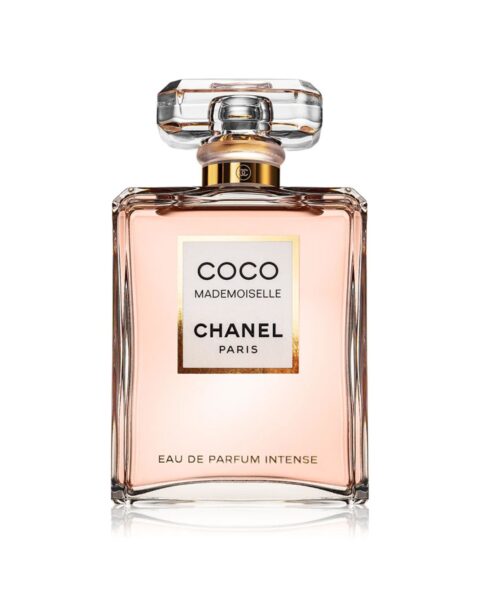 Damska woda perfumowana Chanel Coco Mademoiselle Intense z nutą ciepła. Zdjęcie produktowe.