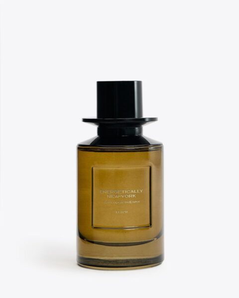 Jesienne perfumy Zara Elixir Energetically New York. Zdjęcie produktowe.
