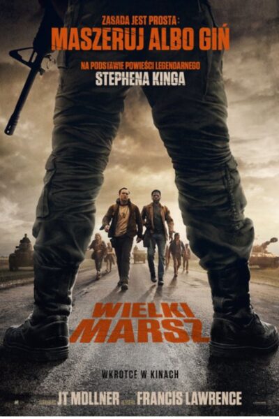 Plakat filmu kinowego Wielki marsz (The Long Walk).