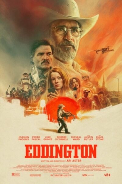 Premiery kinowe jesień 2025: plakat filmu Eddington.