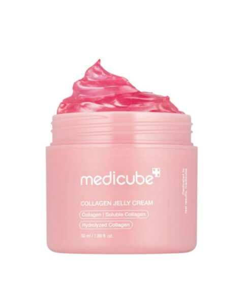 Żelowy krem do twarzy z kolagenem Medicube Collagen Jelly Cream. Zdjęcie produktowe.