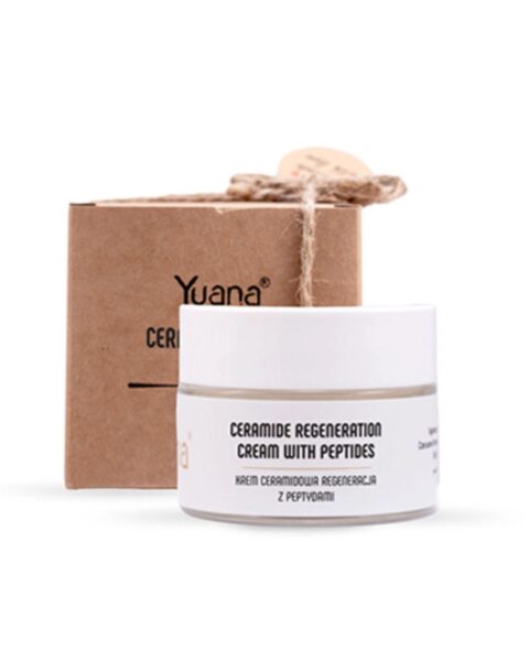 Ceramide Regeneration Cream with peptides (Yuana). Zdjęcie produktowe.
