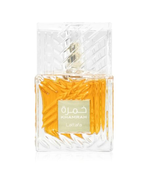 Perfumy arabskie Lattafa Khamrah. Zdjęcie produktowe.