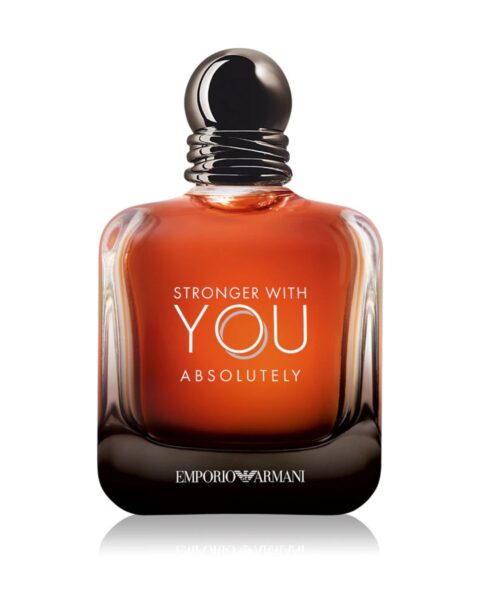 Otulające perfumy na zimę 2025: Giorgio Armani Stronger With You Absolutely. Zdjęcie produktowe.