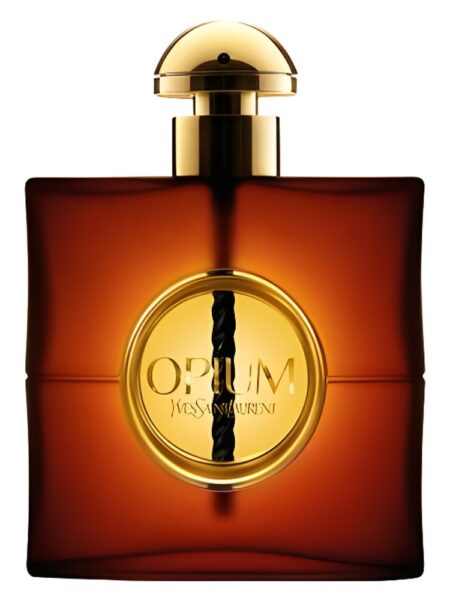 Zdjęcie produktowe Yves Saint Laurent Opium Eau de Parfum – polecanych ambrowych perfum na zimę 2025.