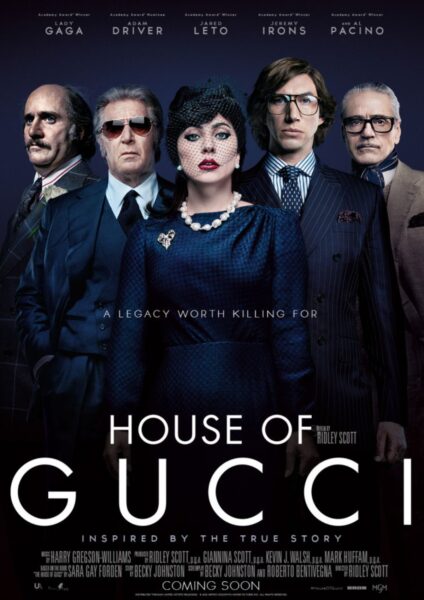 Plakat filmu „House of Gucci”