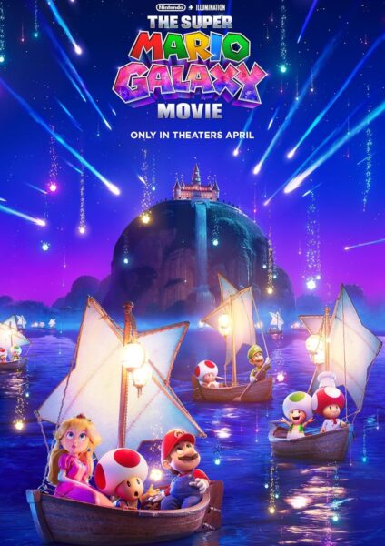 The Super Mario Galaxy Movie. Plakat filmu.