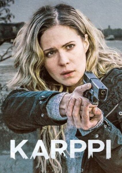 Plakat serialu „W cieniu śmierci” („Karppi”).