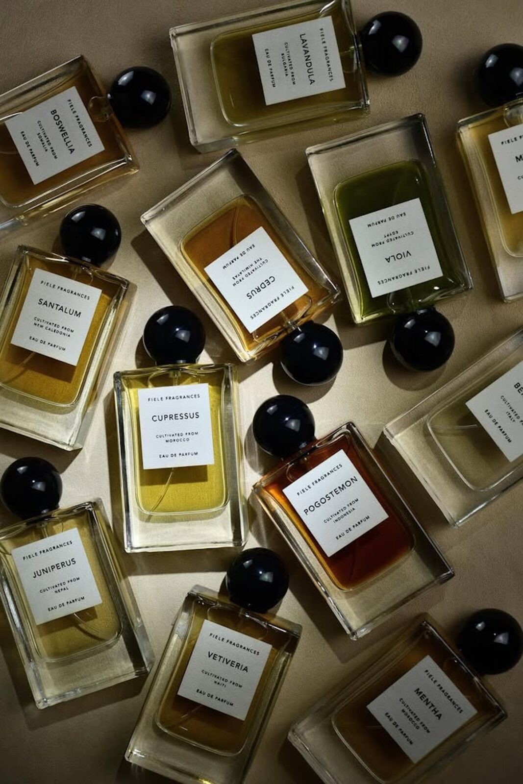 Jak przechowywać perfumy, nie traciły jakości? Kilka flakonów perfum ułożonych na jasnej powierzchni, częściowo oświetlonych światłem dziennym, tworzy estetyczną, ale wymagającą aranżację. Taki układ dobrze pokazuje, jak przechowywać perfumy, by nie traciły jakości, unikając długiej ekspozycji na światło i ciepło. Rozproszone światło wygląda efektownie, lecz nie sprzyja długotrwałej stabilności zapachu.