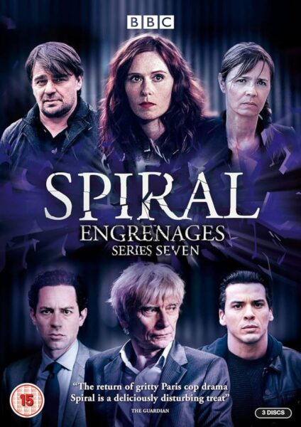 Plakat serialu „Spiral” („Engrenages”).