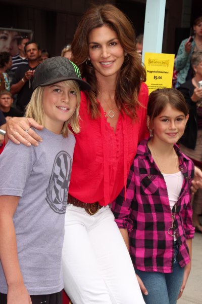 Presley Gerber, Cindy Crawford,  And Kaya Gerber
at the West Coast Debut of "Alex's Lemonade Stand" to benefit children's cancer research
Mademe Tussauds Hollywood
Los Angeles, CA
June 12, 2010,Image: 71915139, License: Rights-managed, Restrictions: **NOT FOR SALE IN: UK, Ireland, France, Germany, Austria, Netherlands,  South Africa, Russia, Australia, New  Zealand, USA**, Model Release: no  , Credit line: Kathy Hutchins / Capital pictures / 